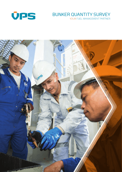 bunker quantity survey - Veritas Petroleum Services