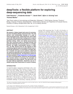 deepTools: a flexible platform for exploring deep