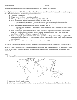 Biome Brochure Assignment File