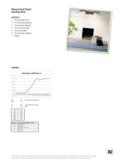 Measurement Report BuzziRug Wool