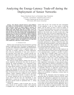 Analyzing the Energy-Latency Trade-off during the