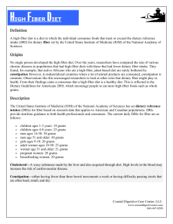 high fiber diet - Coastal Digestive Care Center