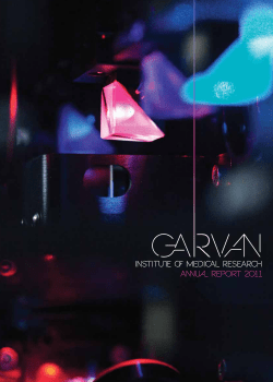 Annual Report 2011 - Garvan Institute of Medical Research