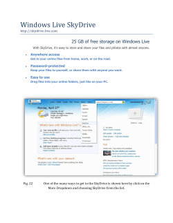 Windows Live SkyDrive