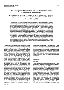 The Development of Ribonuclease and Acid Phosphatase During