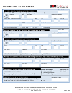 Payroll Worksheets.xlsx - Redlig Financial Services
