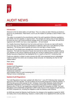 audit news - ICAEW.com