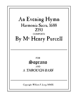 Evening Hymn - Dr. Dr. Bill`s Page