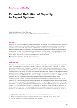 Extended Definition of Capacity in Airport Systems