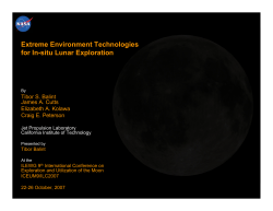 Extreme Environment Technologies for In-situ Lunar