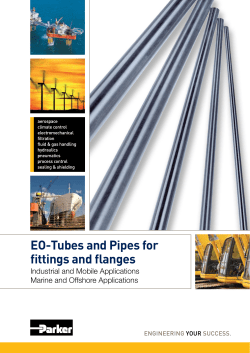 EO-Tubes and Pipes for fittings and flanges