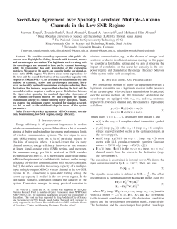 Secret-Key Agreement over Spatially Correlated Multiple
