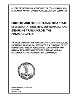 current and future plans for a state system of attractive, sustainable