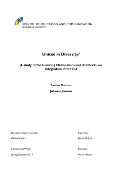 United in Diversity?