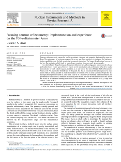 Implementation and experience on the TOF