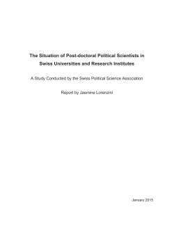 - Swiss Political Science Association