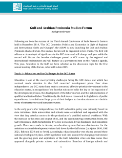 Gulf and Arabian Peninsula Studies Forum