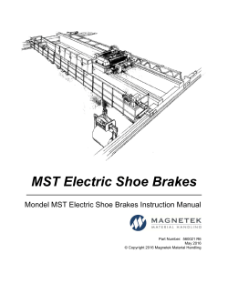 MST Electric Shoe Brakes