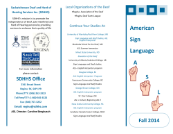American Sign Language ASL