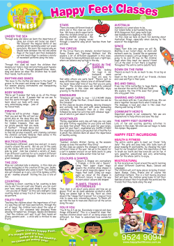 Our Classes - Happy Feet Fitness