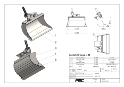 1055 845 1750 1610 10&deg; Buckets tilt angle is 45