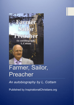 Farmer, Sailor, Preacher - Inspirational Christians