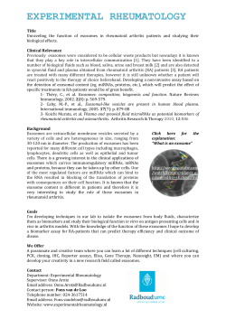 information - Experimental Rheumatology