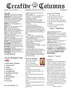 history - Arts for Youth