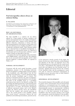 Fetal micrognathia: almost always an ominous finding