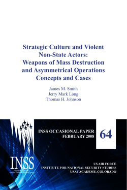 Strategic Culture and Violent Non-State Actors