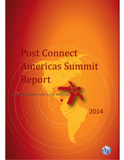 Post Connect Americas Summit Report