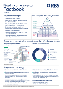 Debt Factbook - RBS: Investor relations