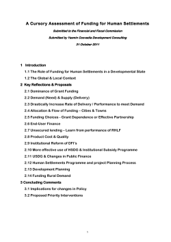 A Cursory A Cursory Assessment Assessment Assessment of