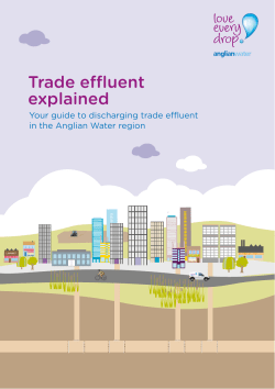 Trade effluent explained