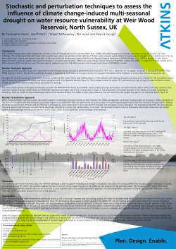 The implications of a 4&deg; rise in global mean temperature for water
