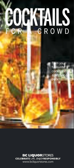 COCKTAILS - BC Liquor Stores