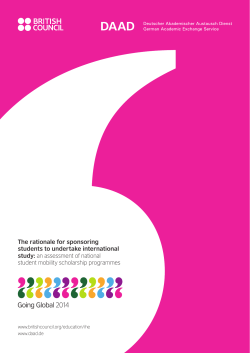 The rationale for sponsoring students to undertake