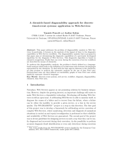 A chronicle-based diagnosability approach for