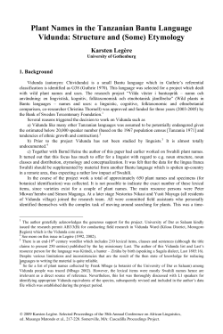 complete paper - Cascadilla Proceedings Project