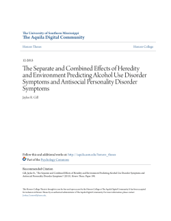 The Separate and Combined Effects of Heredity and Environment