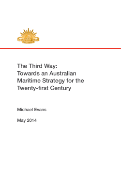 The Third Way: Towards an Australian Maritime