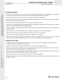 window panning and trims