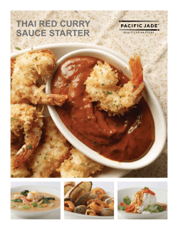 thai red curry sauce starter