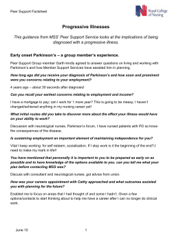 Progressive Illnesses