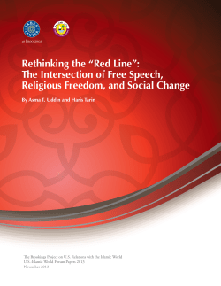 Rethinking the &ldquo;Red Line&rdquo;: The Intersection of Free Speech