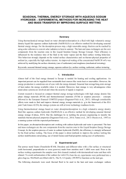 seasonal thermal energy storage with aqueous sodium hydroxide