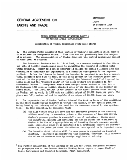 general agreement on - World Trade Organization