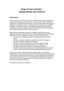 to Chris Nichol`s Lecture