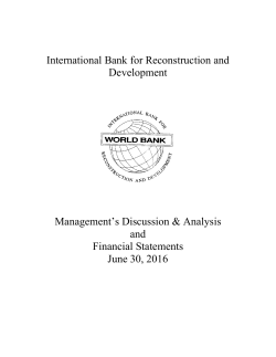 International Bank for Reconstruction and Development