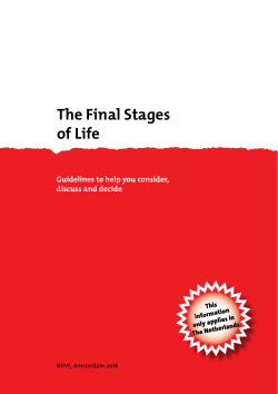 The Final Stages of Life